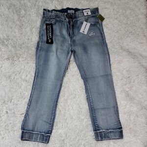 BAMBOO Men's Faded Blue Relaxed Jeans